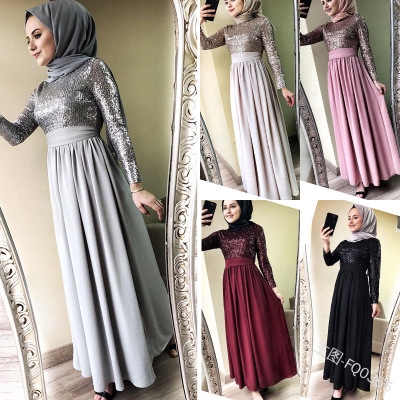 Muslimah Plus Size Elegant Women Long Sleeve Dinner Evening Dress 5xl 4xl 3xl Fashion Abaya Kurung Friendly Jubah Dress Shopee Malaysia