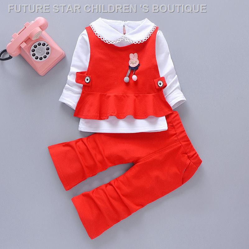 3 Girls Three Piece Western Style 1 2 Years Old Children S Wear Female Baby Suit Children Clothes Of Spring Autumn Shopee Malaysia