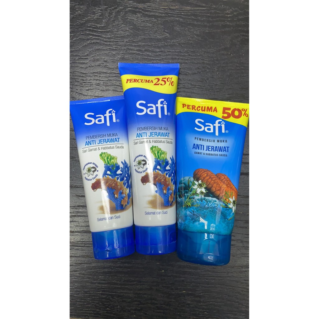 Safi pembersih muka gamat 100g or 120g or 150g