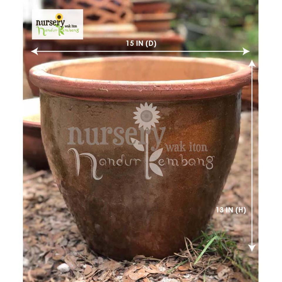 Smk sri muda, jalan permatang bendahari, kampung. Pasu Bunga Flower Pot Plain 13inch H X 15inch D Shopee Malaysia