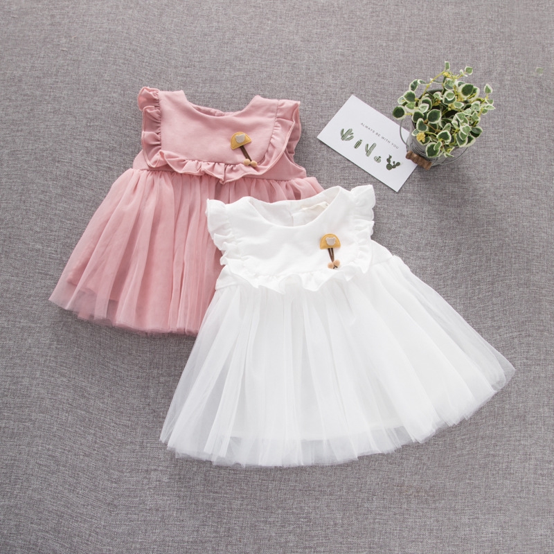 0 24 Month Newborn Infant Baby Dress Cotton Toddler Dress Birthday Party Dresses For Girls Fashion Baby Girl Clothes Shopee Malaysia