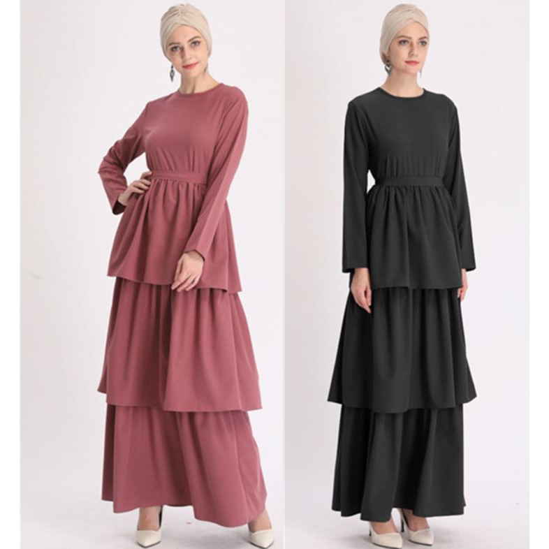 Muslimah Premium Maxi Dress Dinner Maxi Dress Long Sleeve Dress Plus Size Elegant Maxi Dress Mlr343 Shopee Malaysia