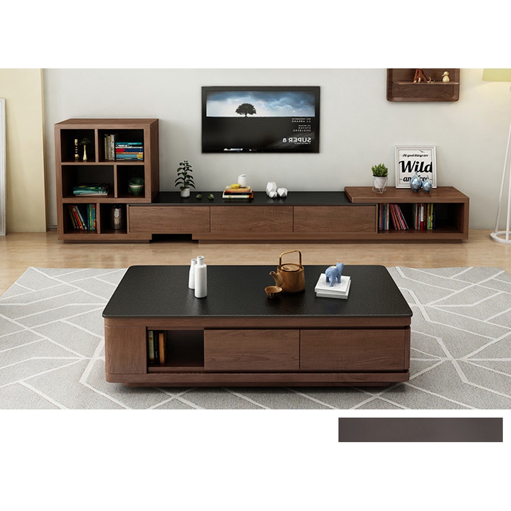Firestone Coffee Table Tv Cabinet Living Room Furniture Set Combination Simple Modern Marble Nordic Coffee Table Shopee Malaysia