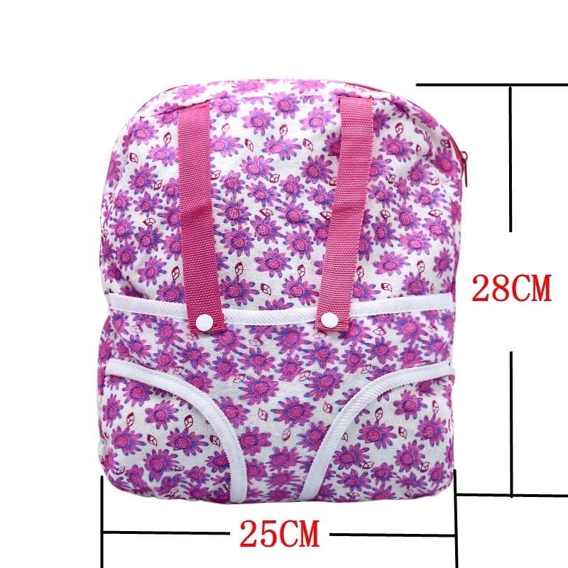 Storage Bag Small Backpack Suitable For 15 18 Inch Baby Dolls American Dolls Storage Doll Accessories Shopee Malaysia
