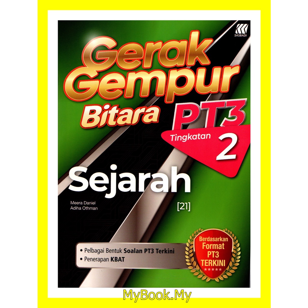 Myb Buku Latihan Gerak Gempur Pt3 Tingkatan 2 Sejarah Sasbadi Shopee Malaysia