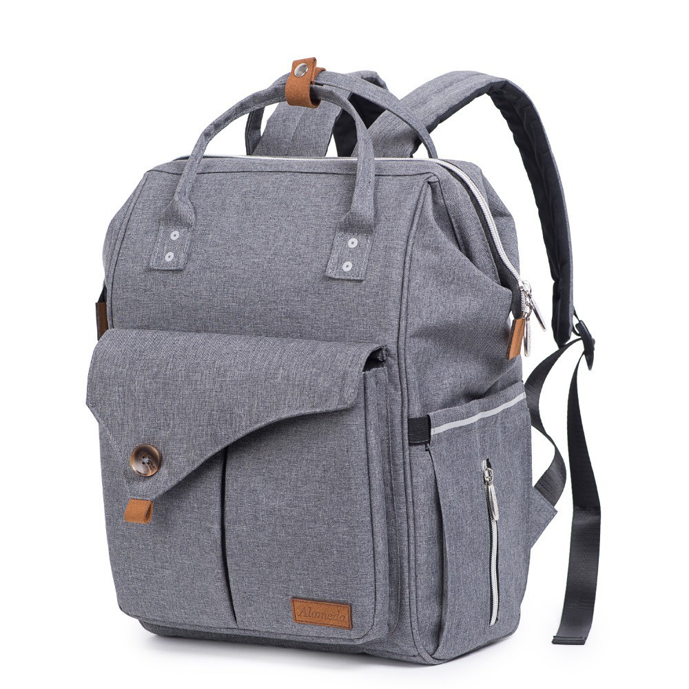 Ready Stock Diaper Bag Backpack Nappy Baby Bag With Stroller Straps For Baby Care Shopee Malaysia