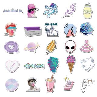It has caught on pretty fast with celebrities like the kardashians, nicki minaj and demi lovato, among others rocking this style. 50 PCS Abstract Steam Wave Aesthetic Stickers Motorcycle Sticker For Phone Laptop Graffiti
