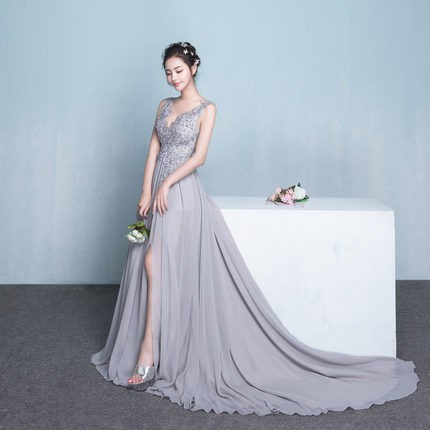 Kl Ready Stock Wedding Dinner Dress Shopee Malaysia
