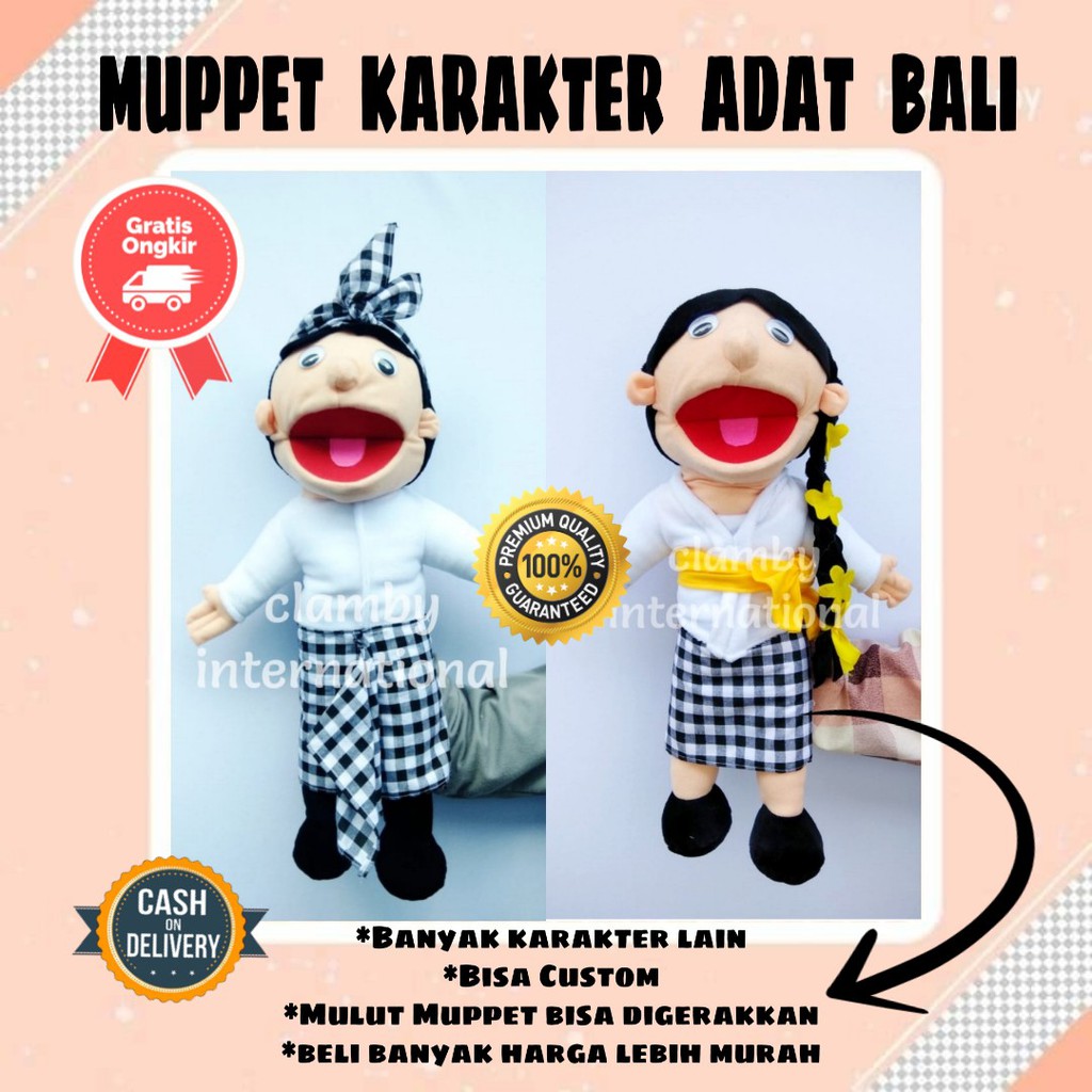 Tampil yang sempurna dan menarik ialah harapan orang pada umumnya . Buy Muppet Hand Puppet Character Bali People 124 Bali Guys 124 Hand Puppet Boneka Tangan Muppet Karakter Orang Bali Cowok Bali Boneka Dongeng Hand Puppet Seetracker Malaysia