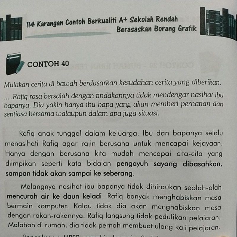 Interactive worksheet karangan pendek tahun 3. 114 Karangan Contoh Berkualiti A Tahun 4 5 Dan 6 Shopee Malaysia