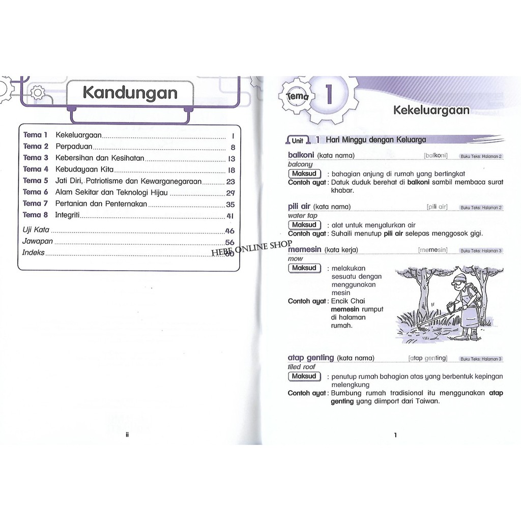 Unit 1 saya sayang akan keluarga. Kosa Kata Dalam Buku Teks Bahasa Melayu Kssr Tahun 1 Tahun 2 Tahun 3 Ilmu Bakti Shopee Malaysia