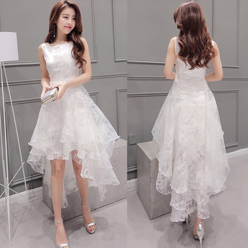 Girl Women Maxi Dress Elegant Gown Dinner Bridesmaid Wedding Dresses Lace Dress Shopee Malaysia