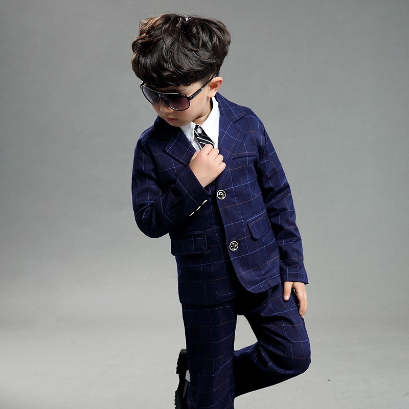 3pcs Toddler Boys Suits Wedding Formal Children Blazers Suit Tuxedo Party Clothes Jacket Vest Pant Shopee Malaysia