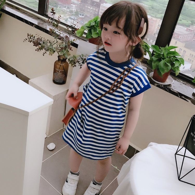 New Arrival 2020 New 3 Baby Girl Children Striped Western Dress Girls Princess Skirt Kids 4 Baby One Year Old Summer Dress Shopee Malaysia