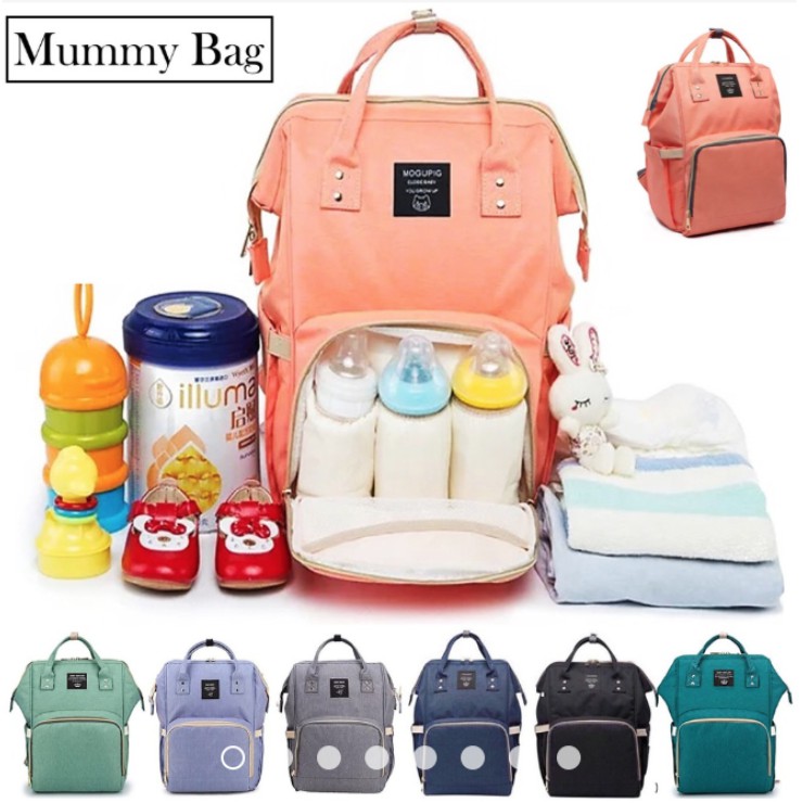 Big Size Backpack Mummy Maternity Nappy Bag Large Capacity Baby Travel Beg Lampin Susu Bayi Shopee Malaysia