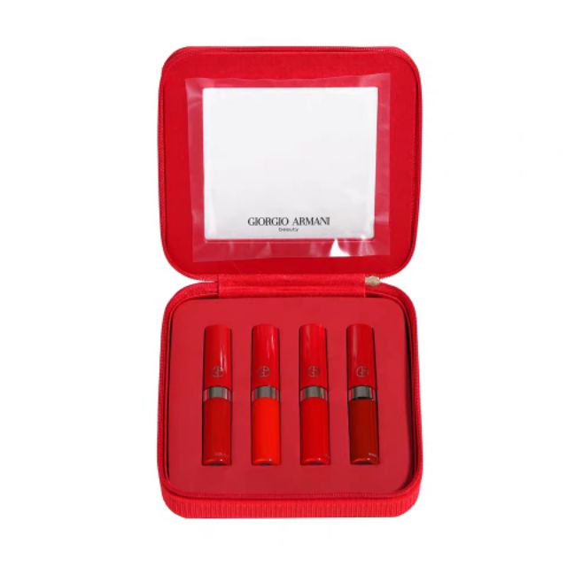 Add to basketfor standard shipping . Giorgio Armani Lip Maestro Liquid Lipstick Luxury Christmas Midi Gift Set With Pouch Shopee Malaysia