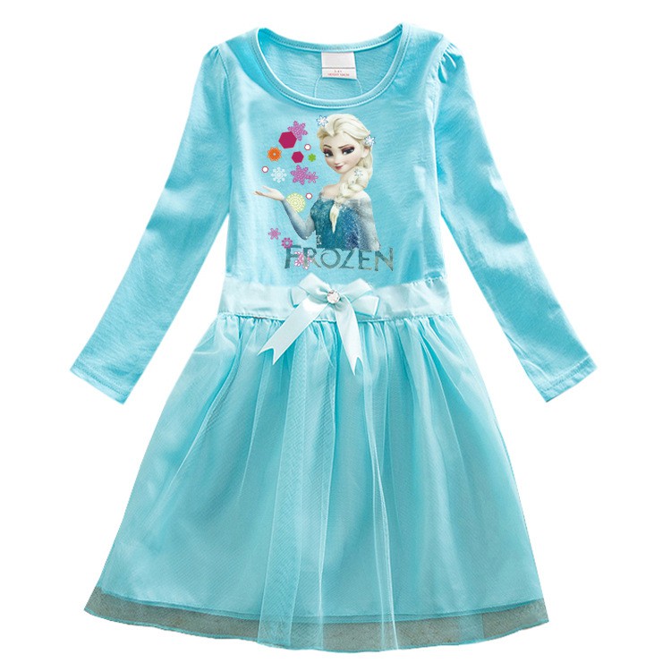 2020 New Frozen 2 Girls Dresses Elsa Anna Princess Party Dress Children Carnival Party Birthday Dress For Wedding Party Kids Cosplay Costume Baby Girl Princess Ice Snow World 2 Dress Shopee Malaysia
