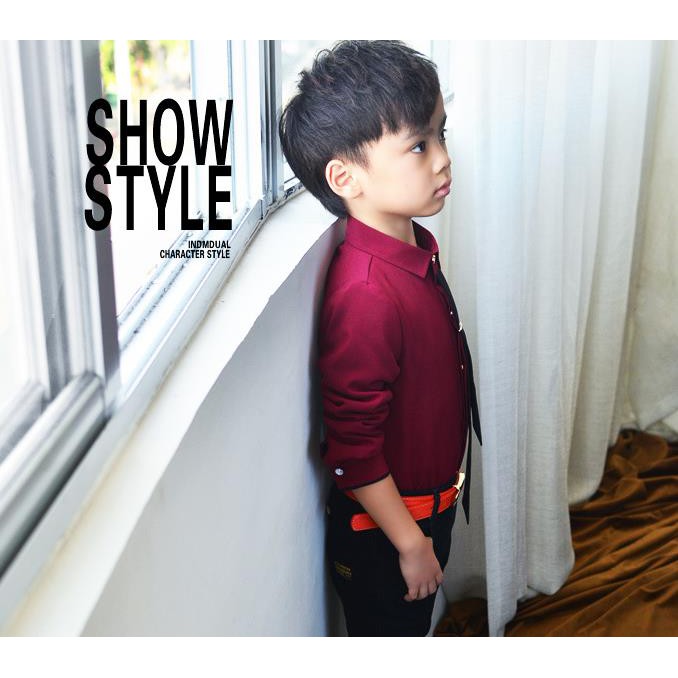 Boys Formal Solid Cotton Dress Shirt With Necktie Brand Boys England Style Wedding Shirts Kids Formal Party Shirts Shopee Malaysia