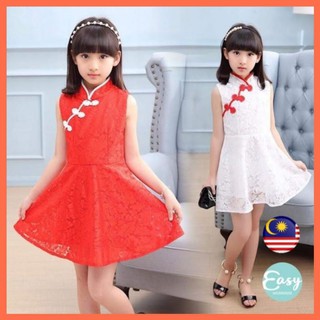 Malaysia Ready Stock Baby Toddlers Girls Traditional Cny Chinese New Year Dress Shopee Malaysia