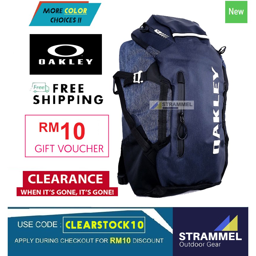 100 Authentic Oakley Voyage 25 Backpack Laptop Bag For Travel Outdoor Casual Daily Commute Urban Shopee Malaysia