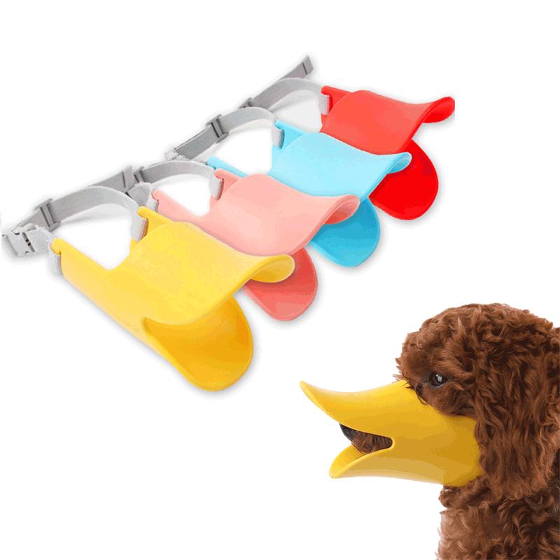 Dog Mask Duck Mouth Pet Mask Prevent Dog Barking Biting Dog Supplies Pet Funny Dress Up Shopee Malaysia