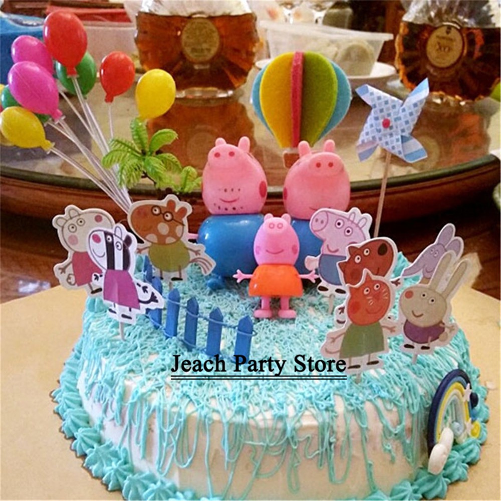 30 X Essoblaten Peppa Pig George Perfect For A Party Edible Rice Paper Cup Cake Stand Amazon De Kuche Haushalt