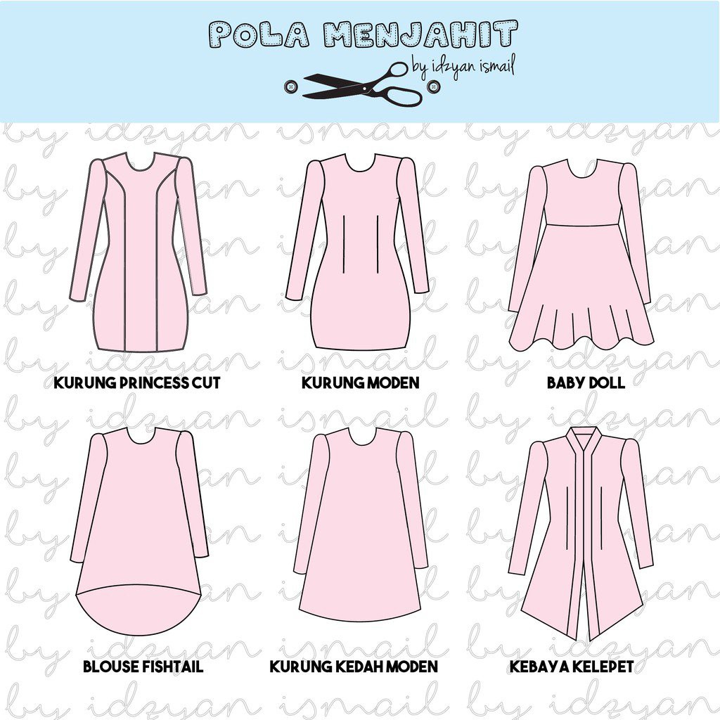 See more ideas about kurung peplum baju kurung peplum dress pattern. Pola Baju Kurung Moden Pola Kurung Moden Pola Baju Sahaja Po0a Shopee Malaysia