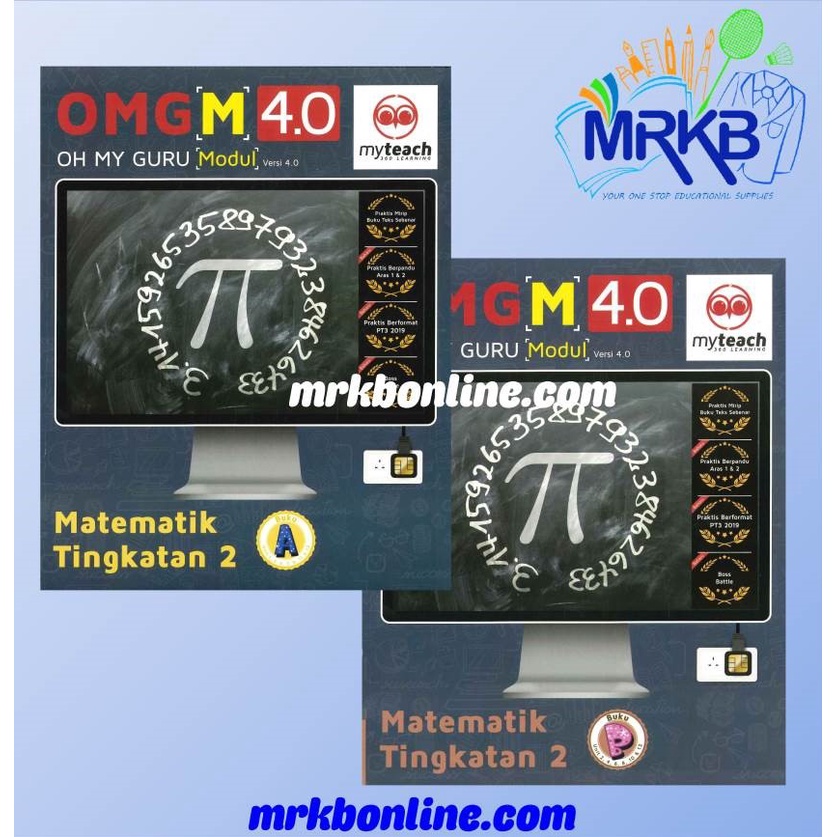 Offer Omg M 4 0 Oh My Guru Modul Matematik Buku A B Tingkatan 2 Shopee Malaysia