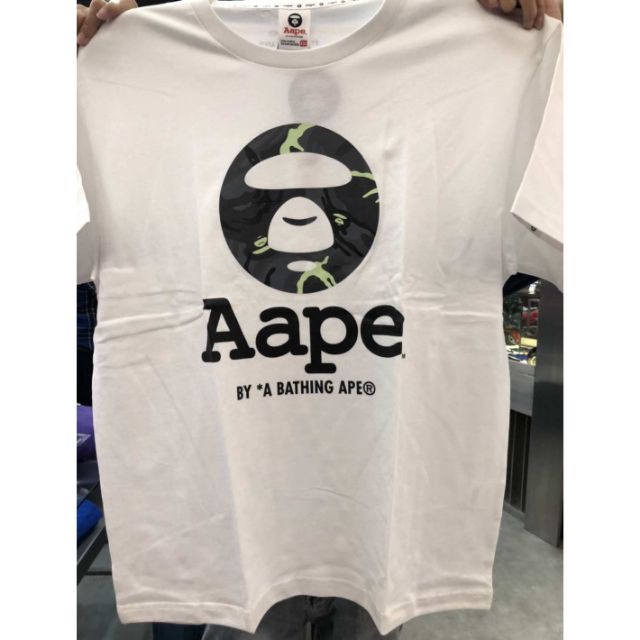 Kaos bape bathing ape aape tee tshirt mirror high quality 1:1 original. Original Aape Men Tshirt L Size Shopee Malaysia