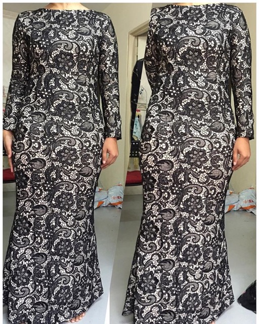 Prada Lace Dress Shopee Malaysia