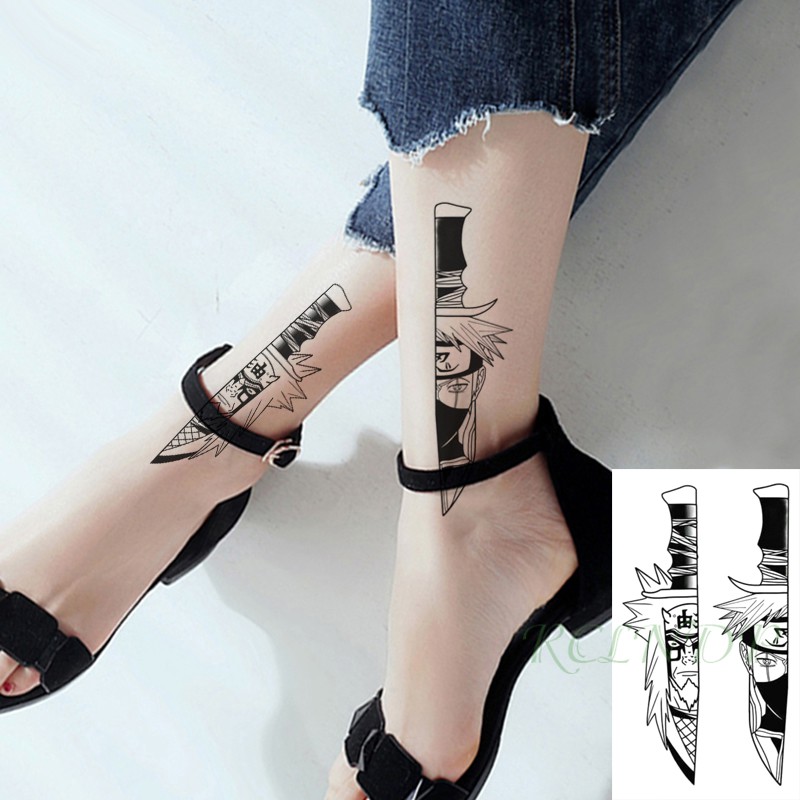 Waterproof Temporary Tattoo Sticker Knives Anime Cartoon Boy Tatto Flash Tatoo Fake Tattoos Small Size Art For Men Women | Shopee Malaysia 800_x_800_jpg