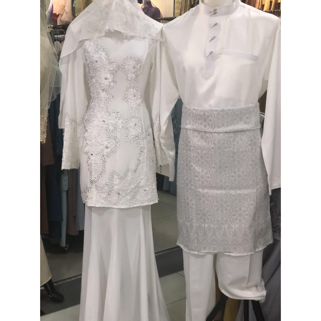 Hazeq rahman on instagram the bride requested for . Paling Keren Baju Nikah Kurung Moden Lace Little One Scandles