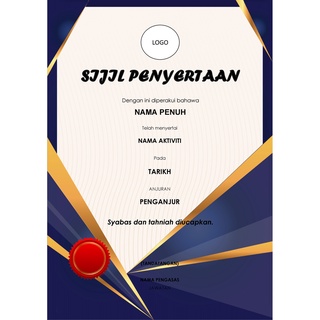 Simple solid geometry common poster background material. Part 1 Template Sijil Murah 50 Design Edit Dalam Powerpoint Maklumat Sijil Dengan Lebih Jelas Boleh Pilih Design Shopee Malaysia