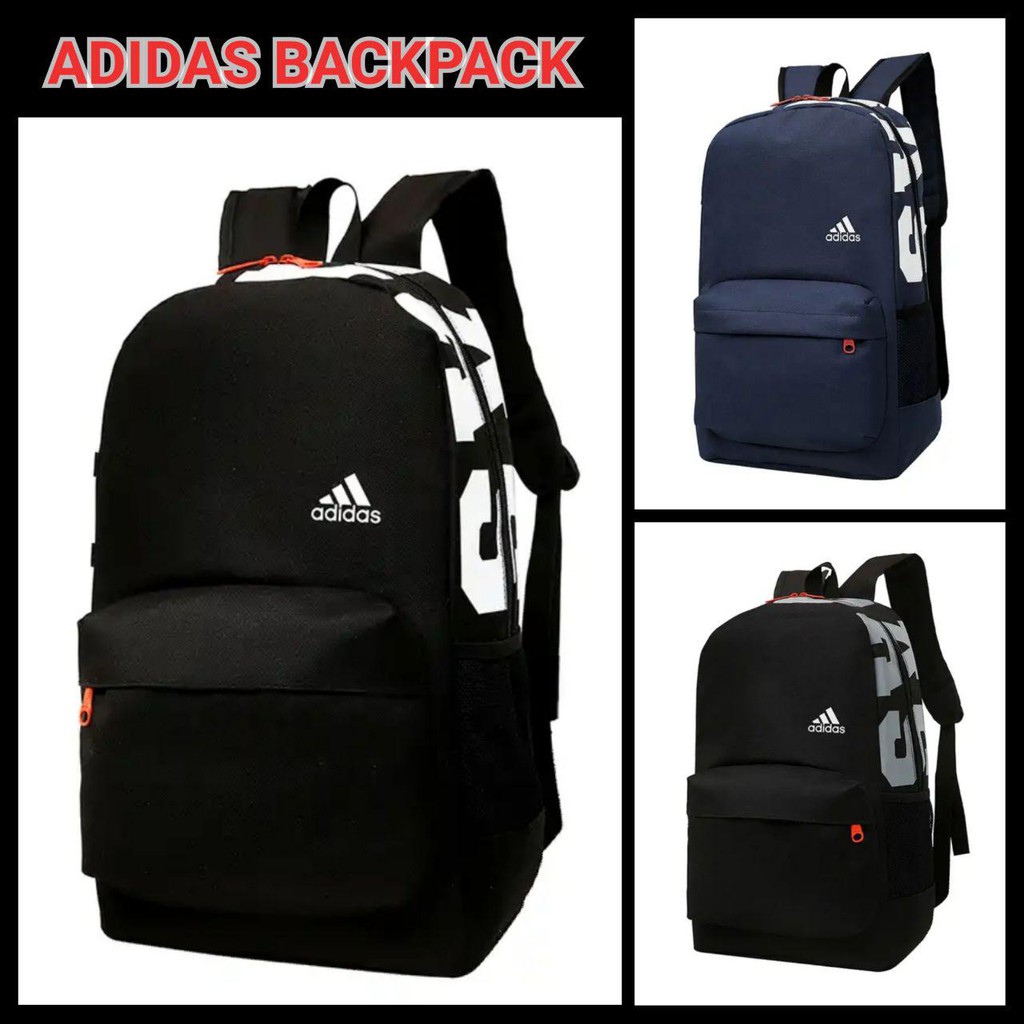 Adidas Backpack Laptop Bag Travel School Bag Beg Sekolah Shopee Malaysia