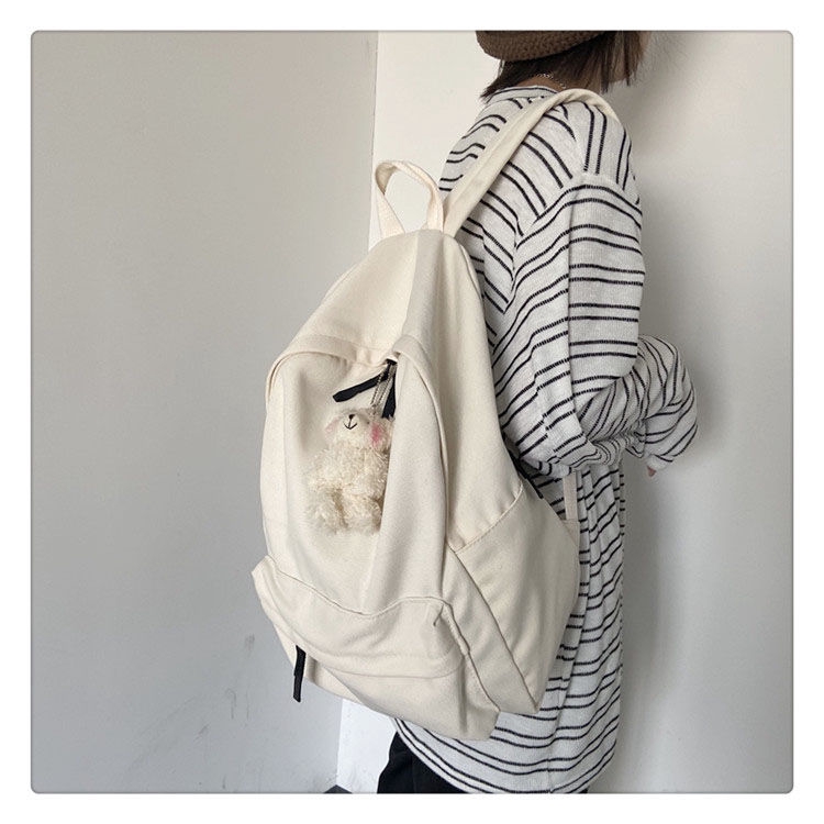 School Bags Female College Students Backpack High School High Capacity Shoulder Bag Shopee Malaysia
