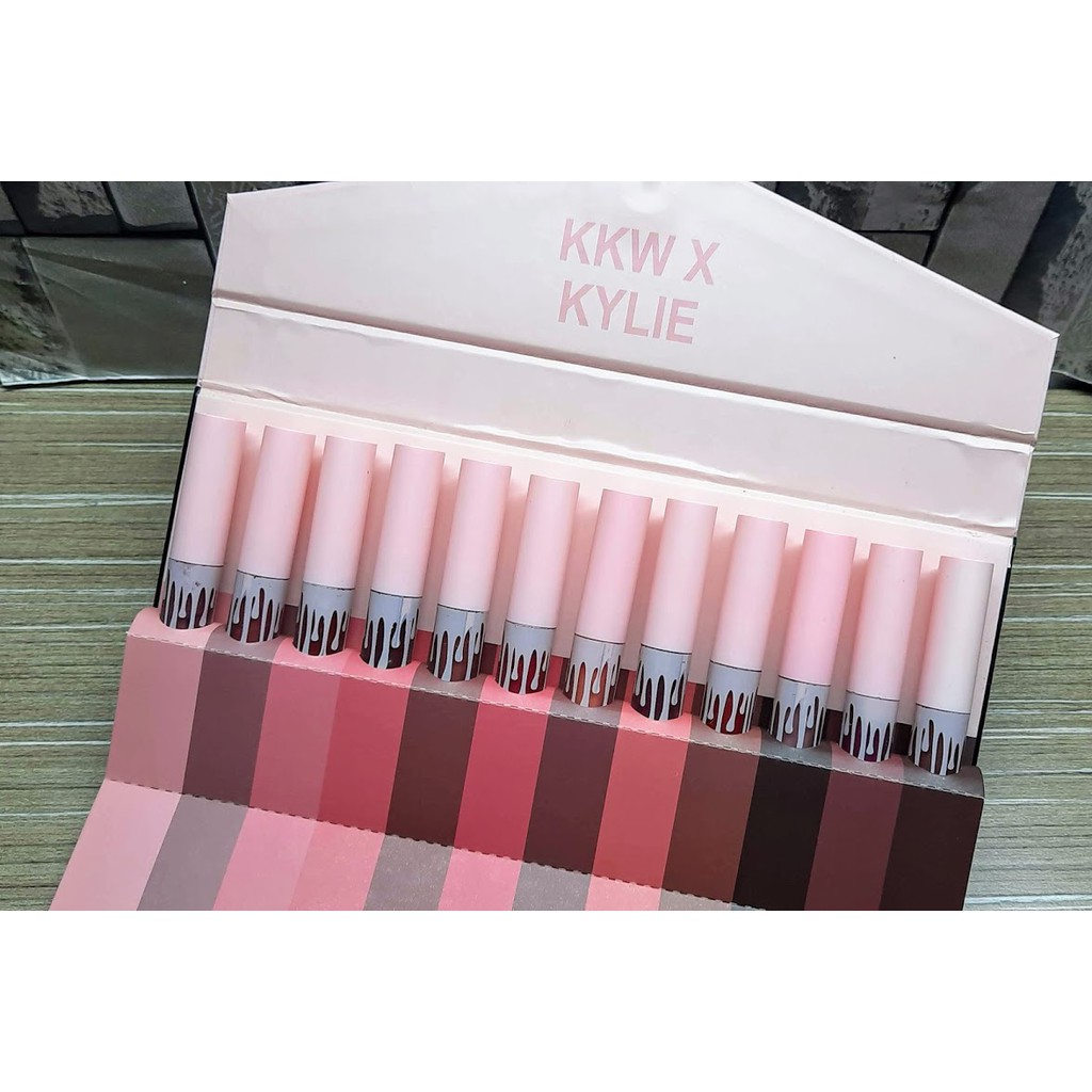 Yes they are 100% a creme finish lip product, so that bit is accurate, but the texture and finish is far from what you expect. Kkw X Kylie Cosmetics Creme Liquid Lipstick In Shade Kim Shopee Malaysia
