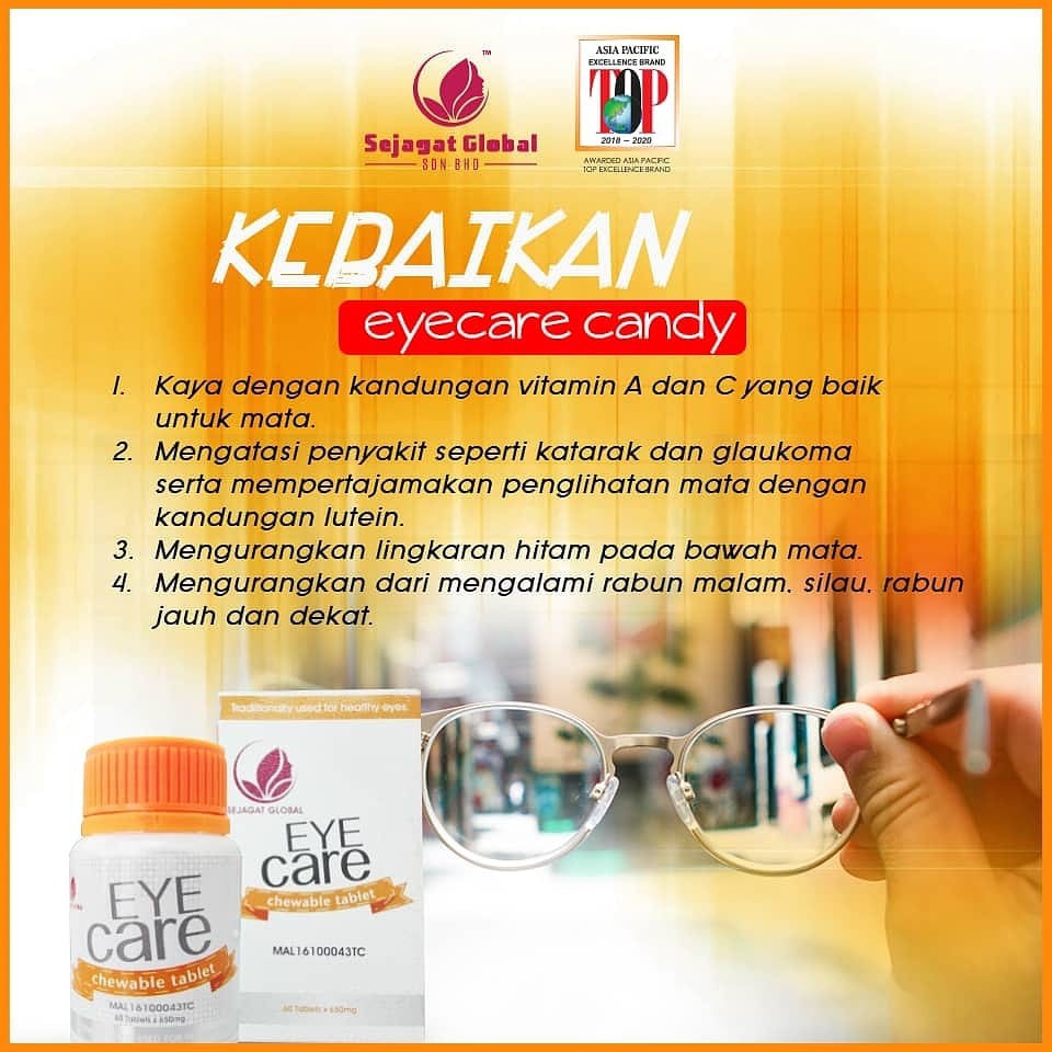 Eye Care Candy Penawar Rabun Free Postage Lulus Kkm Shopee Malaysia