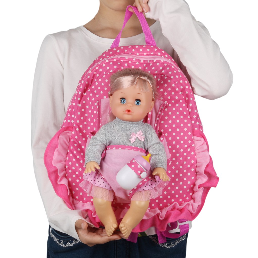 Backpack Travel Packets Carrying Bags Fit 12 Inch 30 Cm Baby Doll Accessories Dolls Toys Outdoors Carry Bag Girls Gift Hc0053 Shopee Malaysia