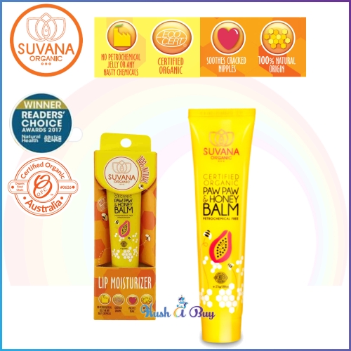 Soothes and relieves minor burns and scalds. Suvana Paw Paw Pawpaw And Honey Balm For Lips Cracked Nipple Insect Bites 7g Hushabuy Shopee Malaysia