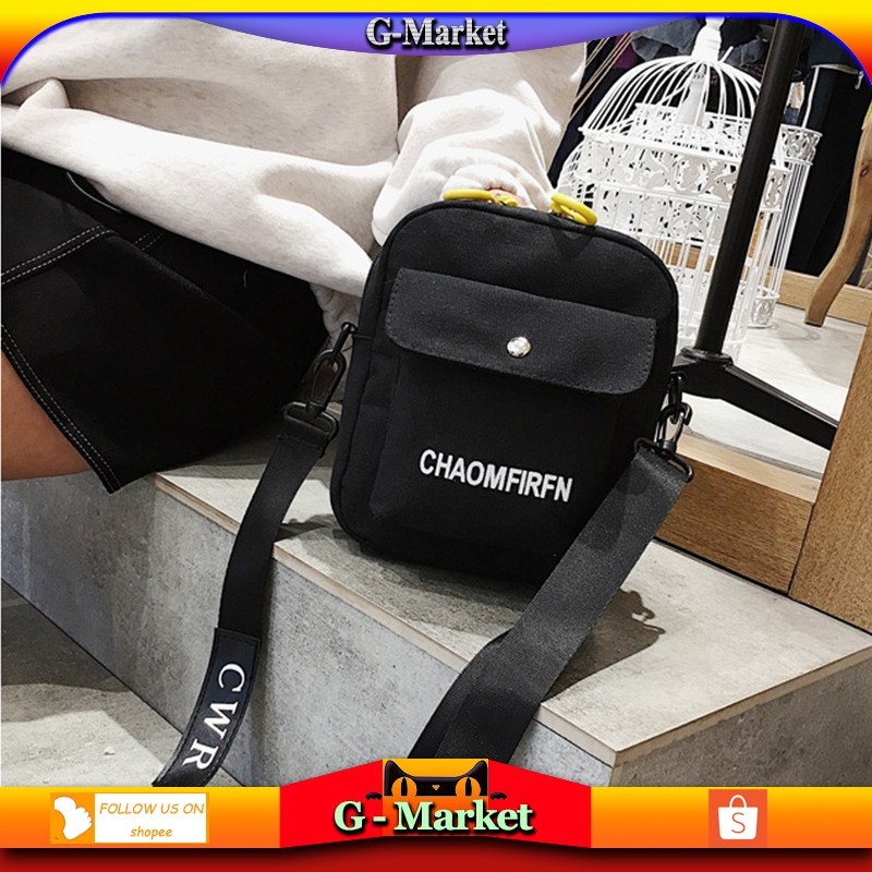 G Market 1pcs Men Women Bag Mini Fashion Bag Canvas Bag Female Shopee Philippines