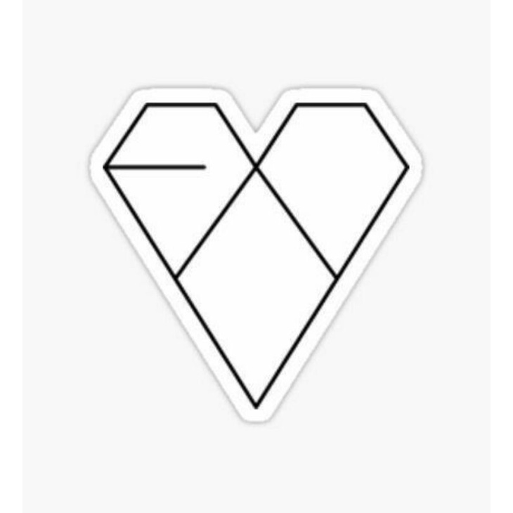 exo logo glitter sticker waterproof vinyl shopee philippines
