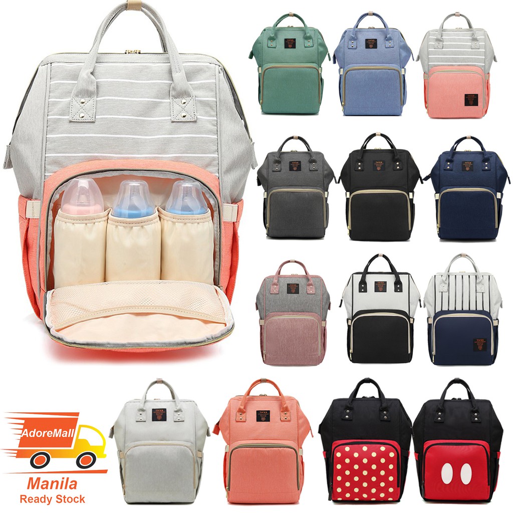 Mommy Backpack Baby Bag Maternity Nappy Diaper Bag Travel Bag Shopee Philippines