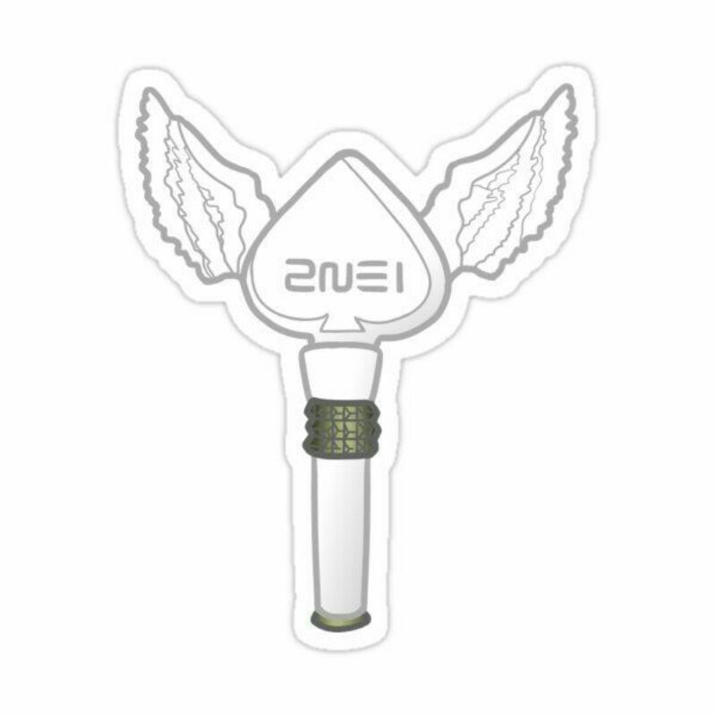 kpop lightstick glitter sticker 2ne1 ikon treasure waterproof vinyl shopee philippines