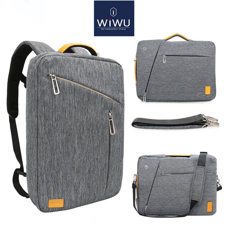 Wiwu Laptop Backpack 2019 15 16 Inch Canvas Backpack Bag For Macbook Pro Ipad Notebook Wateproof Bag Shopee Philippines