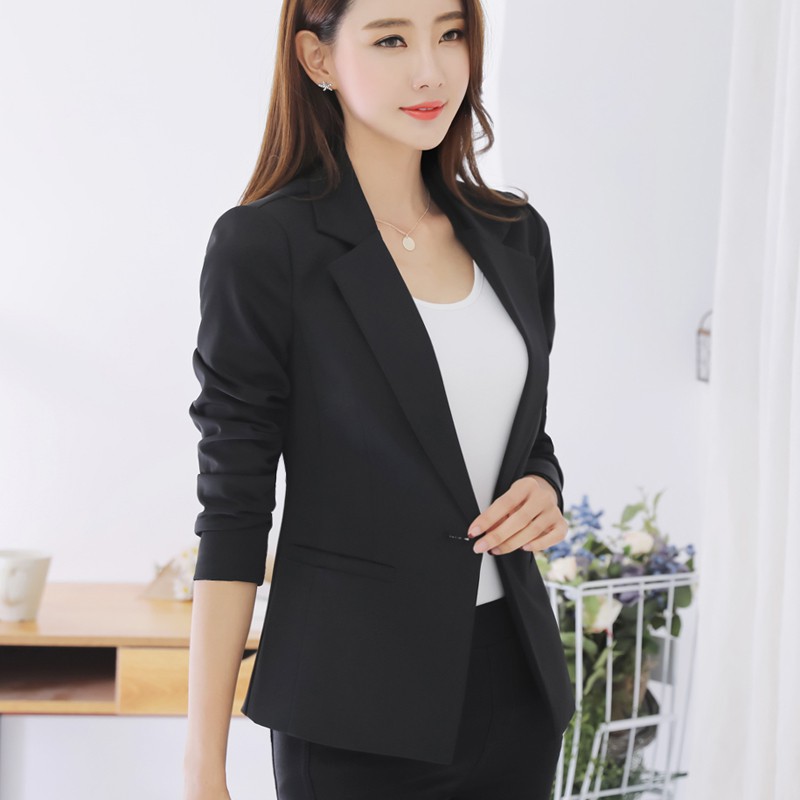 Women Suit Blazers Coats Ol Business Formal Blazer For Offic Shopee Philippines