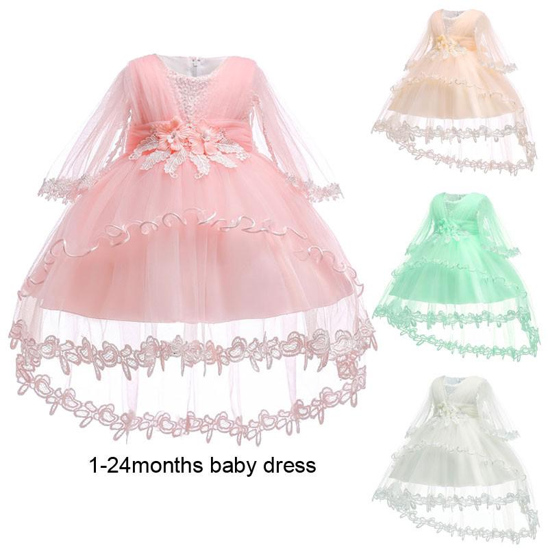 Baby Girl Dress For Baby Party Princess Dress Infant Wedding Dresses For Christening Birthday Dress Shopee Philippines