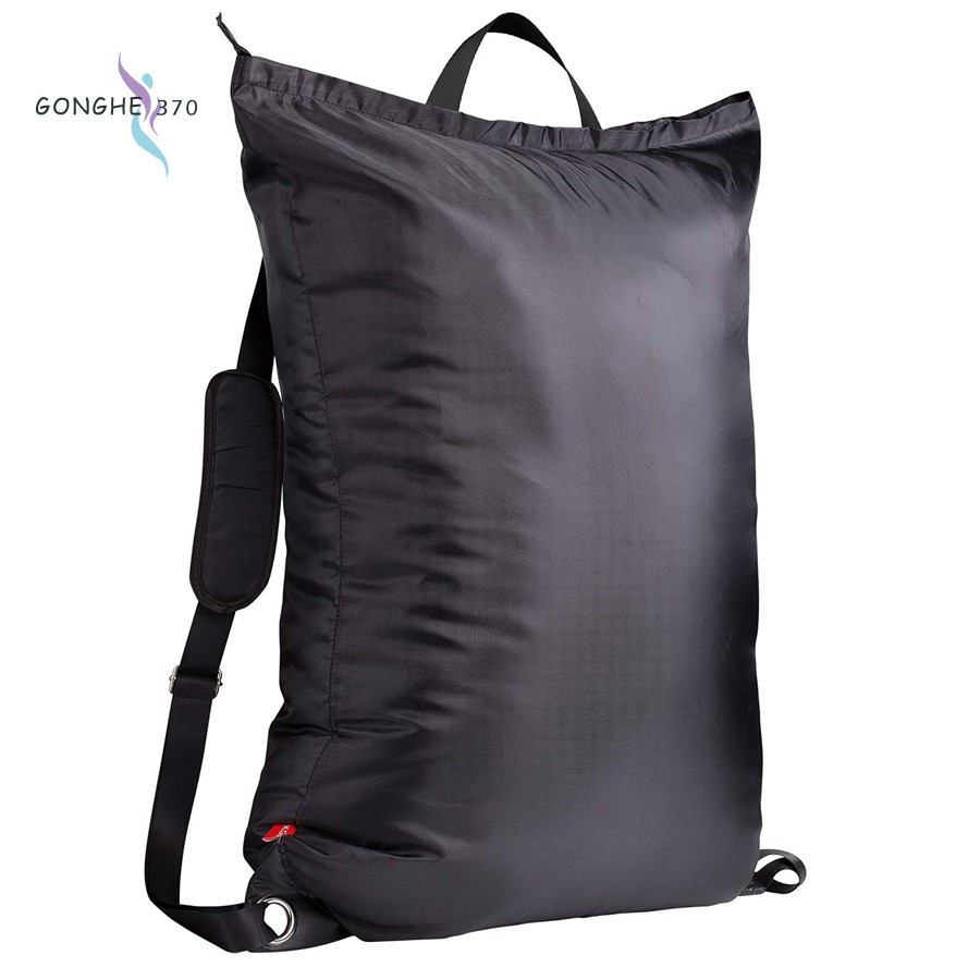 Large Laundry Bag 24 Inch X34 Inch With Zipper College Laundry Backpack With 2 Strong Adjustable Shoulder Straps For College Students Apartment Dorm Room Black Shopee Philippines