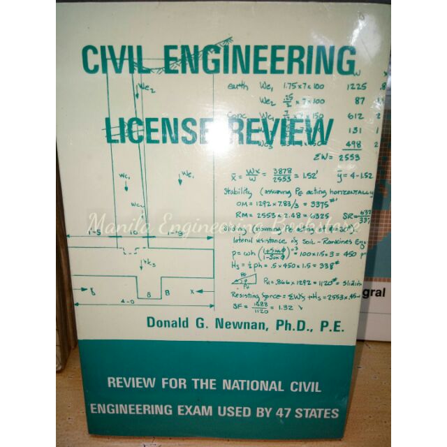 Orig Civil Engineering License Review By Newnan Shopee Philippines