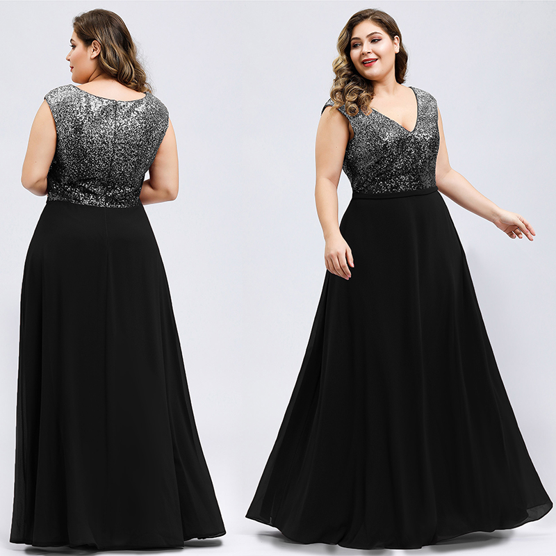 A Line Round Neck Tea Length Black Lace Plus Size Prom Dress With Flowers Plus Size Prom Dresses 138 99 Simple Dress Com