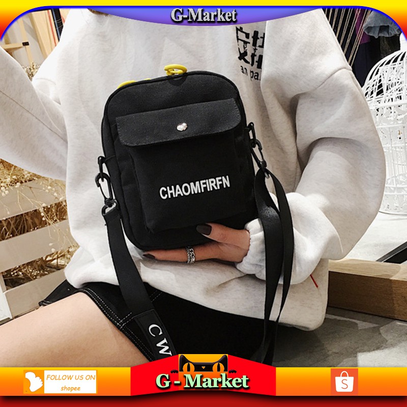 G Market 1pcs Men Women Bag Mini Fashion Bag Canvas Bag Female Shopee Philippines